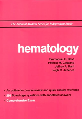 Stock image for Hematology (The National Medical Series for Independent Study) for sale by Book Haven