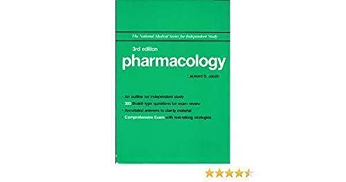 9780683062502: Pharmacology (The National Medical Series for Independent Study)