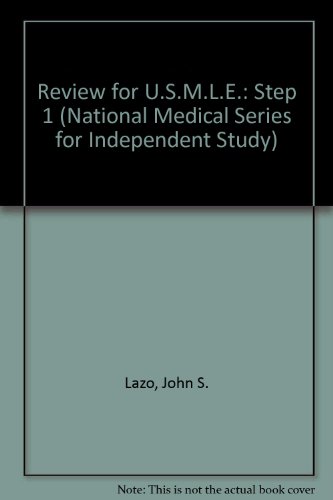 Imagen de archivo de Review for Usmle: United States Medical Licensing Examination, Step 1 (National Medical Series for Independent Study) a la venta por HPB-Diamond