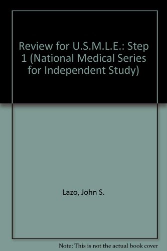 Stock image for Review for Usmle: United States Medical Licensing Examination, Step 1 (National Medical Series for Independent Study) for sale by HPB-Diamond