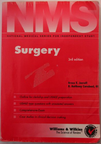 Beispielbild fr Surgery (National Medical Series for Independent Study) zum Verkauf von Wonder Book