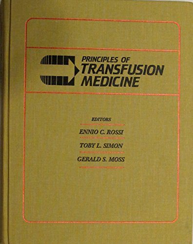 Stock image for Principles of Transfusion Medicine for sale by Phatpocket Limited