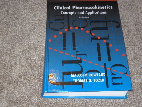 Imagen de archivo de Clinical Pharmacokinetics: Concepts and Applications a la venta por Wonder Book