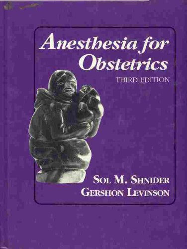 Beispielbild fr Anaesthesia for Obstetrics zum Verkauf von AwesomeBooks