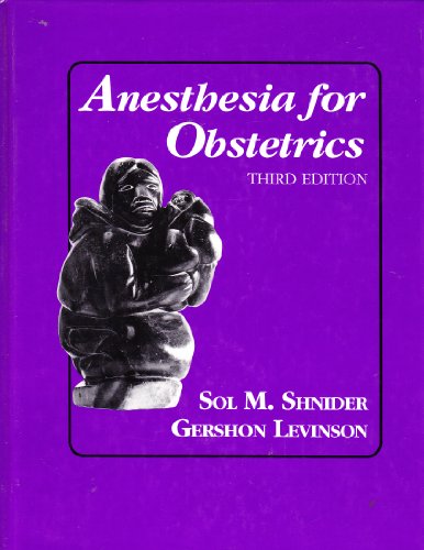 Stock image for Anesthesia for Obstetrics for sale by Better World Books