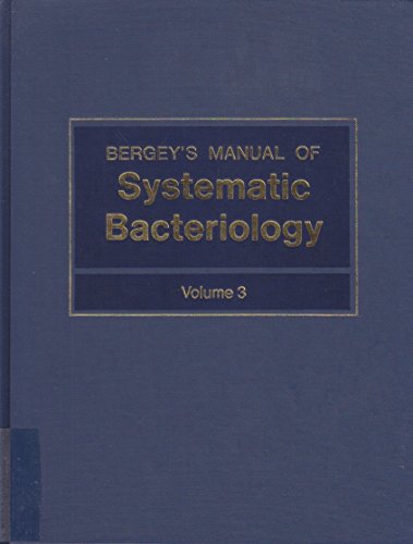 Beispielbild fr Bergey's Manual of Systematic Bacteriology zum Verkauf von ThriftBooks-Atlanta