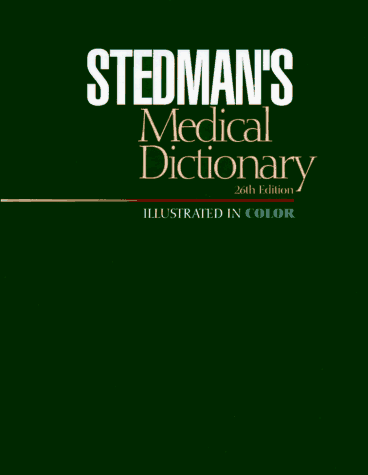 Imagen de archivo de Stedman's Medical Dictionary, 1995 a la venta por Better World Books