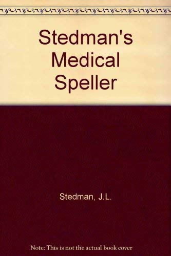 Stedman's Medical Speller (9780683079388) by [???]