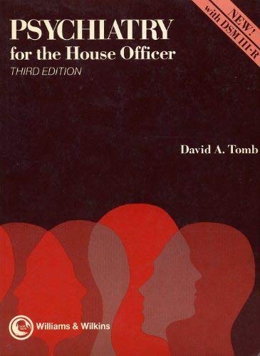 Imagen de archivo de Psychiatry for the House Officer (Third Edition) a la venta por Heisenbooks