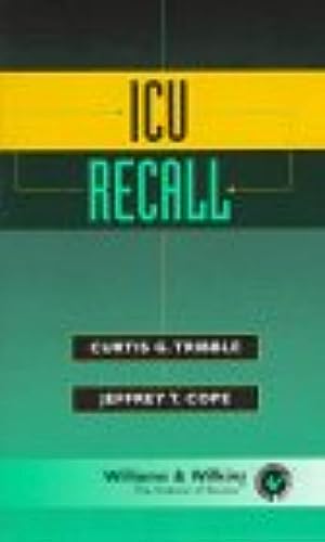 Imagen de archivo de Icu Recall (Recall Series) a la venta por Wonder Book