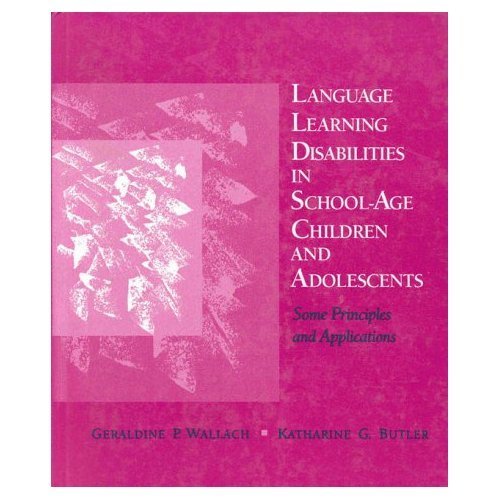 9780683087079: Language Learning Disabilities in School-Age Children