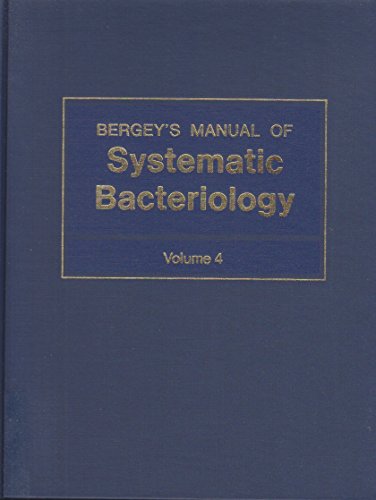 Stock image for Bergey's Manual of Systematic Bacteriology for sale by Better World Books
