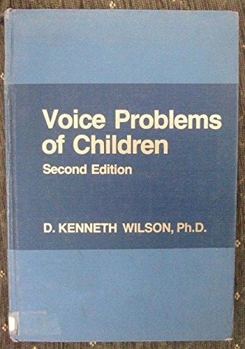 Stock image for Voice Problems of Children for sale by Wonder Book