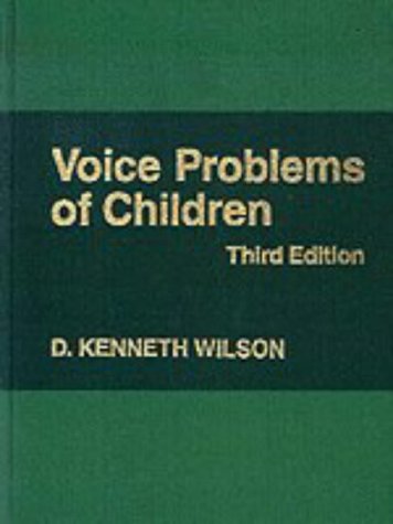 Beispielbild fr Voice Problems of Children zum Verkauf von Better World Books