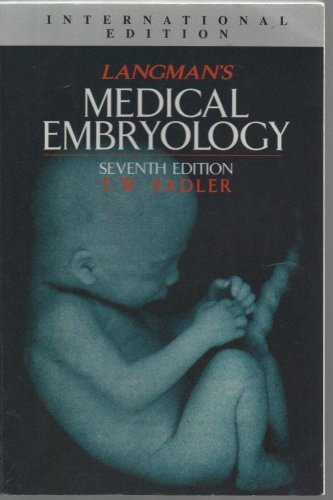 Stock image for Medical Embyology for sale by Better World Books Ltd