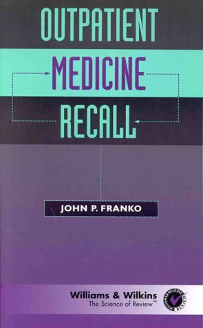 Imagen de archivo de Outpatient Medicine Recall a la venta por Better World Books