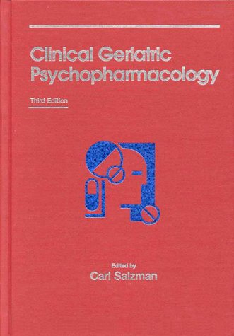 Beispielbild fr Clinical Geriatric Psychopharmacology zum Verkauf von Better World Books