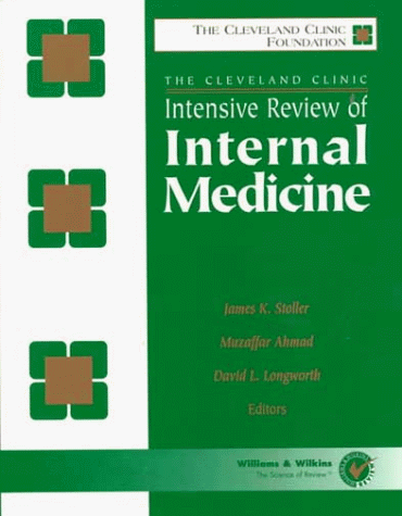 Imagen de archivo de The Cleveland Clinic Intensive Review of Internal Medicine a la venta por Better World Books