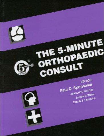 9780683300888: The 5-minute Orthopaedic Consult