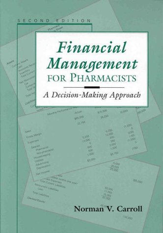 9780683301199: Financial Management for Pharmacists: A Decision-making Approach