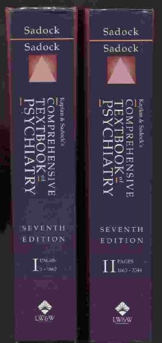 Imagen de archivo de Kaplan & Sadock's Comprehensive Textbook of Psychiatry (2 Volume Set) a la venta por HPB-Red