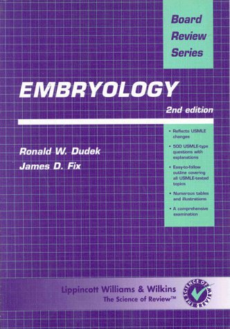 Imagen de archivo de High-Yield Embryology a la venta por Better World Books