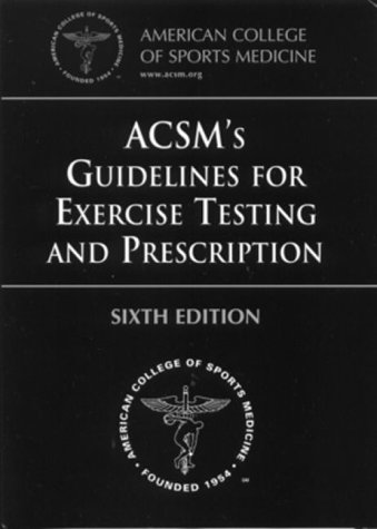 Beispielbild fr ACSM's Guidelines for Exercise Testing and Prescription zum Verkauf von Better World Books