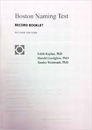 Boston Diagnostic Aphasia Examination(25 Booklet Pkg): Record Booklet (9780683305630) by Harold Goodglass Goodglass Kaplan