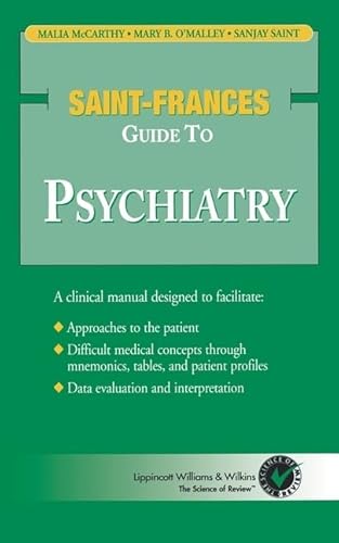 Beispielbild fr Saint-Frances Guide to Psychiatry (Revised) zum Verkauf von Wonder Book