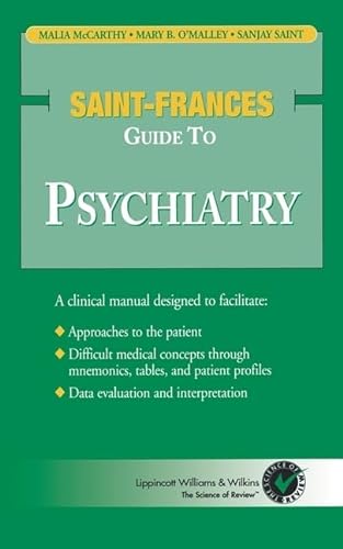 Imagen de archivo de Saint-Frances Guide to Psychiatry (Revised) a la venta por SecondSale