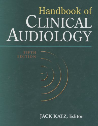 Imagen de archivo de Handbook of Clinical Audiology a la venta por Better World Books