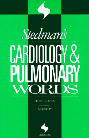 9780683400816: Stedman's Cardiology and Pulmonary Words