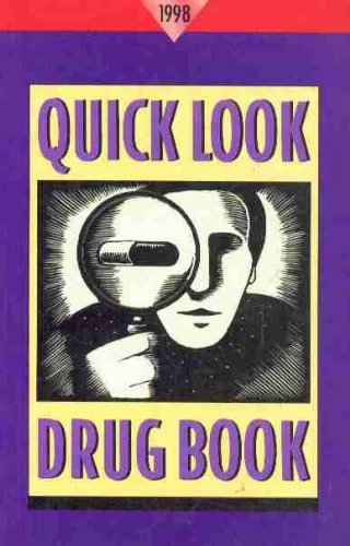 9780683401745: Quick Look Drug Book, 1998