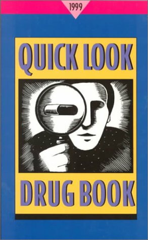 Beispielbild fr Quick Look Drug Book zum Verkauf von Basi6 International