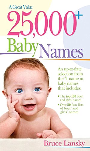 Beispielbild für 25,000 + (Baby Names) zum Verkauf von SecondSale
