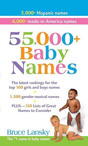 Stock image for 55,000 + Baby Names for sale by SecondSale