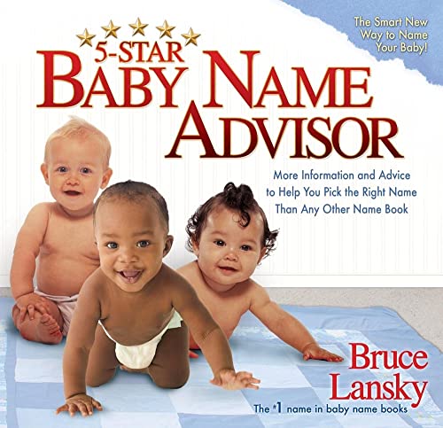 Beispielbild fr 5-Star Baby Name Advisor zum Verkauf von Wonder Book