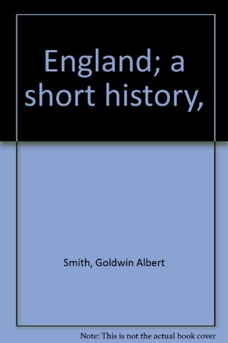 Imagen de archivo de England; a short history, a la venta por Wonder Book