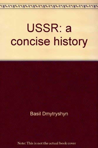 Beispielbild fr USSR: a concise history. zum Verkauf von 2Vbooks