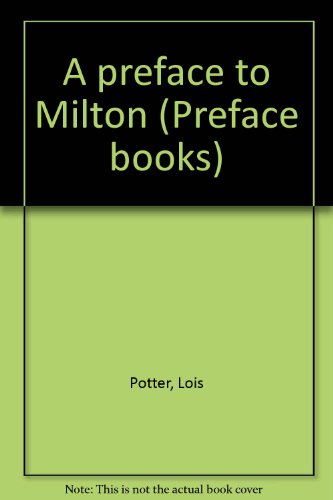 Stock image for A Preface To Milton for sale by Martin Kaukas Books