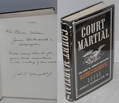 Imagen de archivo de Court-martial;: A black man in America a la venta por Booketeria Inc.