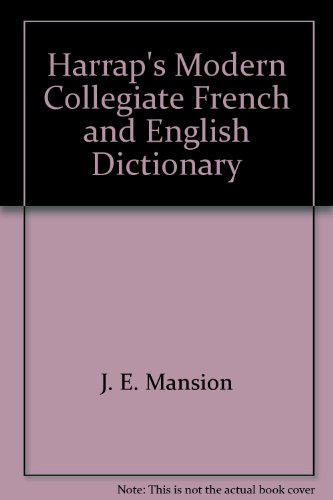 9780684128573: Harrap's Modern Collegiate French and English Dictionary [Lehrbuch] by