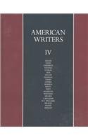 Imagen de archivo de American Writers IV (American Writers, 4) a la venta por SecondSale