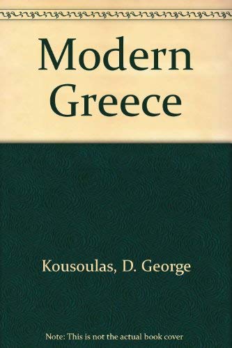 9780684137322: Modern Greece;: Profile of a nation [Gebundene Ausgabe] by