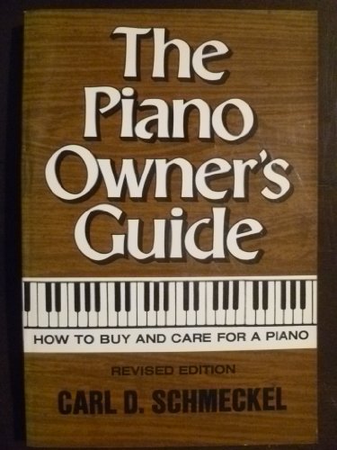 Beispielbild fr Piano-Owner's Guide (Piano Owners Guide SL 548) zum Verkauf von Wonder Book