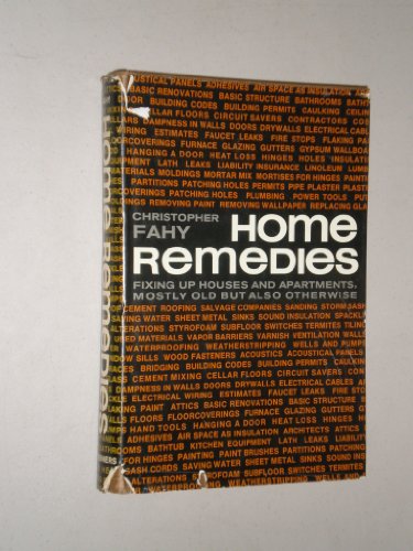 9780684142203: Home remedies: Fixing up houses and apartments, mostly old, but also otherwise