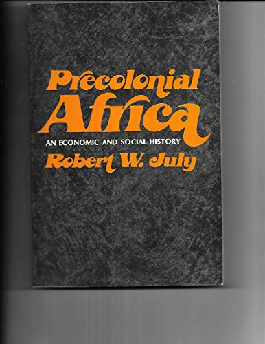 9780684143194: Precolonial Africa: An economic and social history