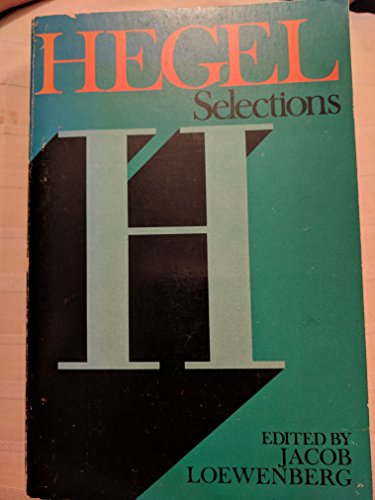 9780684143460: Hegel Selections