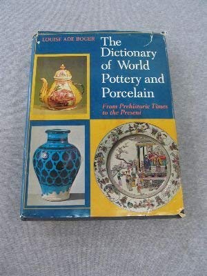 Stock image for Dictionary of World Pottery and Porcelain for sale by Better World Books