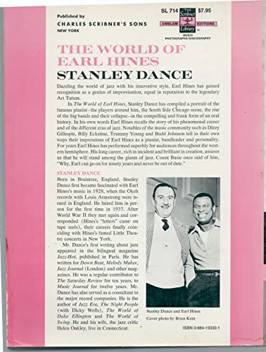 Imagen de archivo de World of Earl Hines a la venta por WorldofBooks